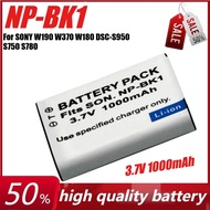 3.7V 1000mAh NP-BK1 Camera Batterie NPBK1 for SONY W190 W370 W180 DSC-S950 S750 S780 S950 S980 BK1 B