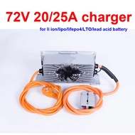 GTK 72V 30A 20A lithium battery charger 24S 87.6v 25A lifepo4 20S 84v li ion 30S 84v LTO charger 72V