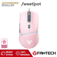 Fantech VX7 Crypto Sakura Edition Pink Lightweight Macro Programmable Ambidextrous Gaming Mouse