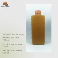 1 liter Orange jerry cans (1 pack contains 50 pcs) | 1 liter JERRY CAN | Honey Jerry Can | 1000ml je