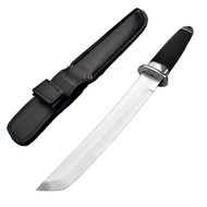 Tactical Knife, 12.5in Full Tang 3cr13 Stainless Steel Blade, Modern Samurai Tanto Knife for Camping
