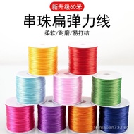 Elastic cord crystal elastic string bracelet handmade beading cord durable rubber band garnet bead s