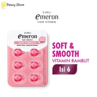 EMERON Hair Vitamin [SOFT SMOOTH - PINK] Blister isi 6 PCS Rambut Lembut