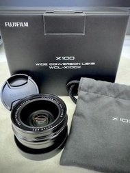 新淨！富士 第二代 廣角鏡 Fujifilm Wide Conversion Lens WCL-X100 II WCL