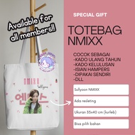 NMIXX Sullyoon Jiwoo Haewon Bae Kyujin Lily Canvas Totebag