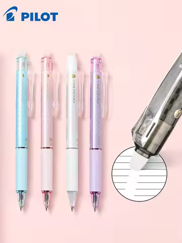 Japanese Pilot Frixion Erasable Gel Pen Temperature Control 0.5mm Black Ink Pen Checker Limited LFBK