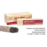 [ 1 BOX ] TIANJIN GOLDEN BRIDGE (J38-12 E6013) Besi Iron Welding Rod Electrodes Welding Sticks 2.5 /