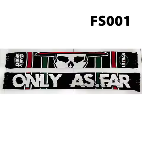 145*18 cm Size Ultras Family Spirit Only As Far Elastic Scarf for Fans Double-faced Knitted FS001