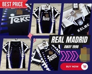 เสื้อฟุตบอลทีม เรอัลมาดริด ชุดเยือน ย้อนยุคปี 1998 REAL MADRID AWAY 1998 (AAA)