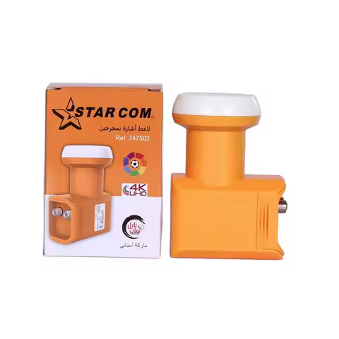 Dual polarity FTA LNB Twin Double Universal Ku Band LNBF