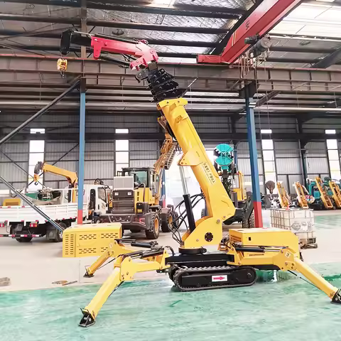 Customization Articulating Manlift Tracked Small Cherry Picker Spider Boom Lift 10m 14m 18m 20m 22m 