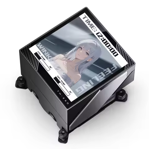 JONSBO TM-360 All In One Liquid Cooler Screen Display ARGB 360mm CPU Water Cooler Radiator Intel LGA