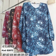 B2672 BLOUSE G’LADYS SIGNATURE SAIZ 40-52 MUSLIMAH FASHION