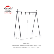 Naturehike Thailand ขาตั้งราวสำหรับแขวนอุปกรณ์ Camping Triangle Hanging Rack