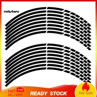  16Pcs Car Motorcycle Bicycle Wheel Rim Reflective Sticker Tape Strip Decal Decor