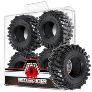 1/18 1/24 Mini RC Crawler Replacement 70mm 1.3in Soft Sticky High Traction Tyres Compatible SCX24 FC