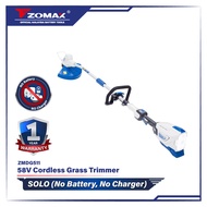 ZOMAX ZMDG511 58V Cordless Grass Trimmer (SOLO - No Battery No Charger)