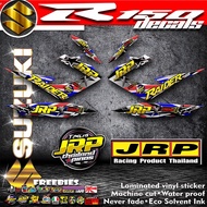 ♞,♘Raider 150 decals JRP x Daeng sticker for Suzuki R150 carb / Motorcycle parts and accessories