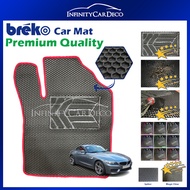 Breko Hexagon High Quality Car Floor Mat and Carpet Compatible With BMW Z4 E89 (2 Seaters)