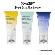 DAISO BONCEPT Body Gua Sha Serum 100ml | Retinol Firming Shot / Vita C Brightening Shot / D-Pantheno