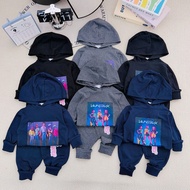 HOODIE CAP SAJA BOYS / HUNTRIX SIZE 3y-7y Material Cotton High Quality