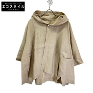 Babaghuri 26SS J0561FJ212 Beige Linen Flat Hooded Jacket M [Used]