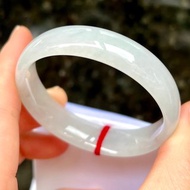 冰種 天然翡翠 緬甸 A玉 玉鐲 • 冰種白翡翠福鐲