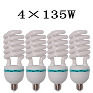135W 5500K E27 Photo Studio Bulb Lighting Day Light Camera Photography Lamp 4PCS