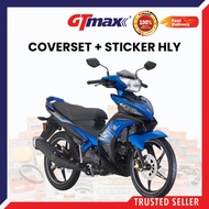 OFFER [ Yamaha LC 135 V6 Coverset ] LC135 V6 STORM BLUE COVERSET ORIGINAL YAMAHA - 55D-F0000-05-P7-0