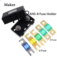 ANS-H 1-Way Midi Fuse Holder ANS-8 Safety Plate Base Car Carrier Fuse Box Bolt Type 20A 50A 70A 80A 100A 150A 175A 200A