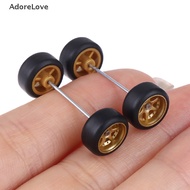 -Sgt- 1/64 Wheels For Hotwheels with Rubber Tire Model Model Car Modified Parts Toys LE