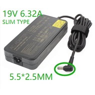 Asus 19V 6.32A 5.5*2.5mm Laptop AC Adapter For ASUS FX50 FX80G FZ53V FZ63VJ FX53 W50J SLIM TYPE