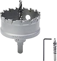 Carbide Hole Saw 2-7/8"/73mm Cutting Dia Hole Cutter for Cutting Stainless Steel Iron
