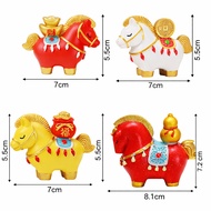 7cm Mini Fortune Bringer Horse Statue – Home & Table Lucky Decoration – Fengshui Bringing Good Luck