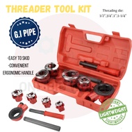 CONDUIT PIPE MANUAL RATCHET GI PIPE DIES SET ½”, ¾”, 1”, 1-1/4” RATCHET PIPE THREADING KIT