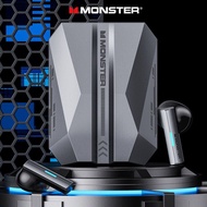 Monster XKT11 Bluetooth wireless headset หูฟังไร้สายบลูทูธ5.3 หูฟังเกมมิ่งไม่ดีเลย์ หูฟังแบบครอบเลื่