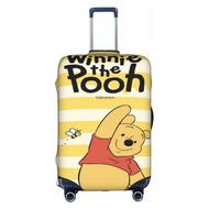 【ในสต็อก】 Winnies-The-Pooh ล้างทำความสะอาดได้กระเป๋าเดินทางปกตลกการ์ตูนกระเป๋าเดินทางป้องกันเหมาะกับ18-32นิ้วกระเป๋า