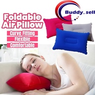 Foldable Air Inflation Pillows Outdoor Travel Cushion Portable Air Pillow Sleep Pillow Camping Tent 