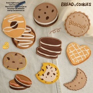 Down Jacket Self-Adhesive Embroidery Patch Sticker Badge Patch Sticker Cartoon Biscuit Clothing Acce