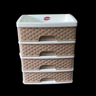 Uniplus Aesthetic Rattan Drawer | Desk Drawer Organizer 5Layer