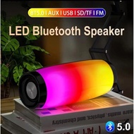 LED Light Bluetooth Speaker Extra Bass Wireless Speaker With RGB Light