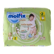 Molfix Natural Diaper Pants SIZE XXL 16+2