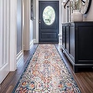 Rugshop Vintage Distressed Bohemian Runner Rug 2'7" x 12' Multi