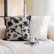 French Art Style Small Fragrance Retro Flower Cushion Sofa Pillowcase Cushion Cover Back Pillow Bedding Bedside Pillow Bedside Cushion Seat Belt Pillow Car Pillow Clip Leg Pillow Nap Square Pillow Nordic Pillow