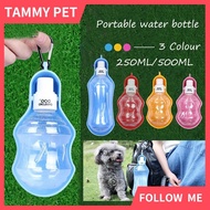500ml Portable Pet Cat Dog Travel Water Bottle Outdoor Feed Drinking Water Bottle For Dogs Cats 250m