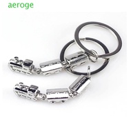 AEROGEM Mini Train Model Alloy Keychain, Train Model Movable Joint Movable Joint Train Keyring, Hang