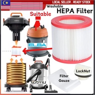 ELBA EV6720 Vacuum Cleaner Filter Replacement Parts Kit for YILI 95E/6201/77 12L 18L 20L 30L