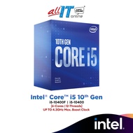 Intel® Core™ i5-10400F / i5-10400 (6-Core/12-Threads) Intel Processor | Intel 10th Gen CPU (LGA1200)