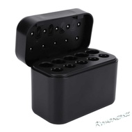 Battery Charger 10-Bays Individual Rechargeable Battery Charger Case Magnetic Flip-Top Design for 1.