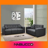 Nabucco N631 Super Value 2+3 Sofa Set [Water Resistance Fabric/Casa Leather][Delivery in West Malaysia Only] Free Pillow